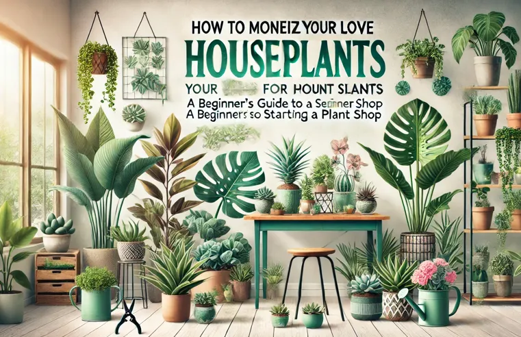 How to Monetize Your Love for Houseplants: A Beginner’s Guide to Starting a Small Plant Shop